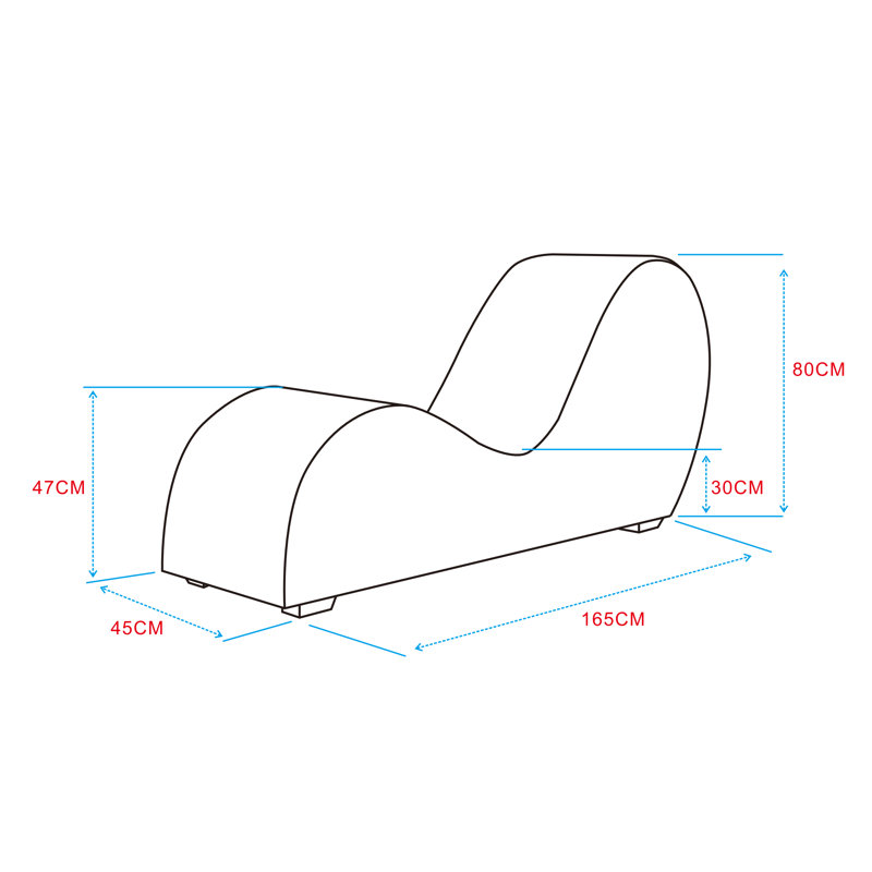 Sillon Para Aser El Amor US Pride Furniture Yoga Collection Modern
