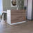 Kitchen Base Cabinet, Three Drawers, Two Interior Shelves, One Flexible Cabinet