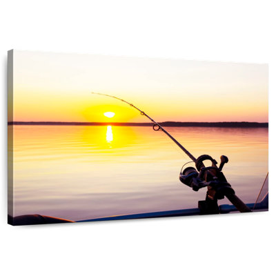 Fishing At Sundown