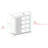 Arisbet 45" 4-Drawer Grooved Storage Wardrobe-698884370