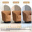 Petit fauteuil pivotant rembourré en similicuir et capitonné avec garniture cloutée-418076292