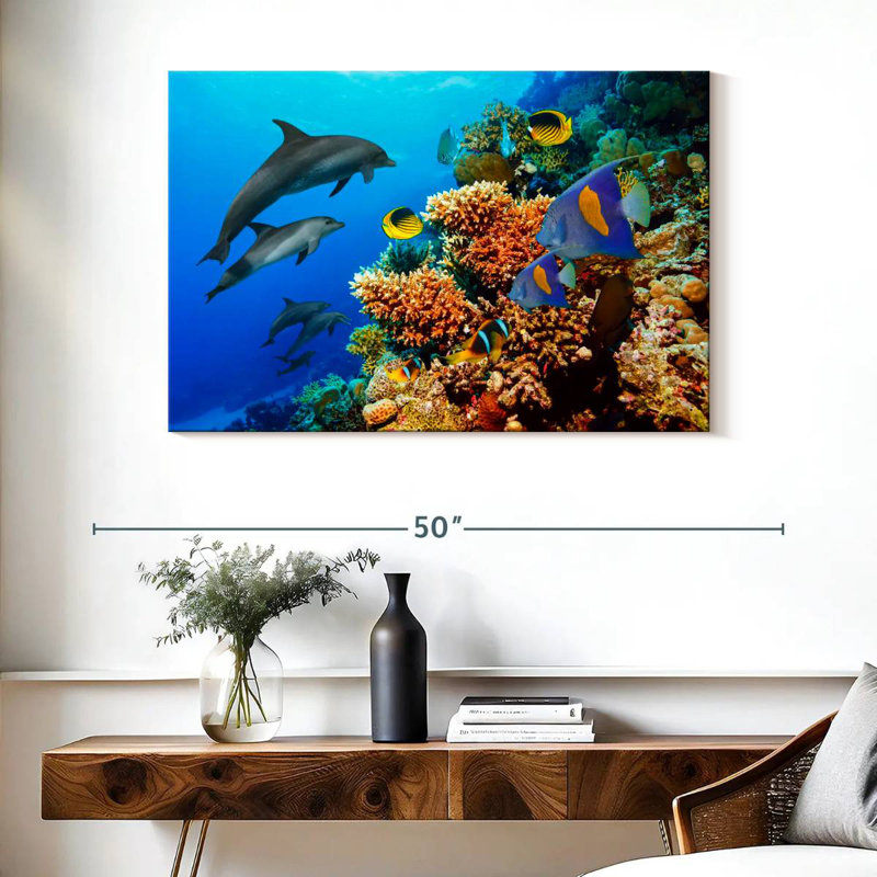 Reef Sea Life, 26" H x 39" W