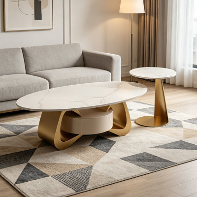 Table basse moderne de luxe italien