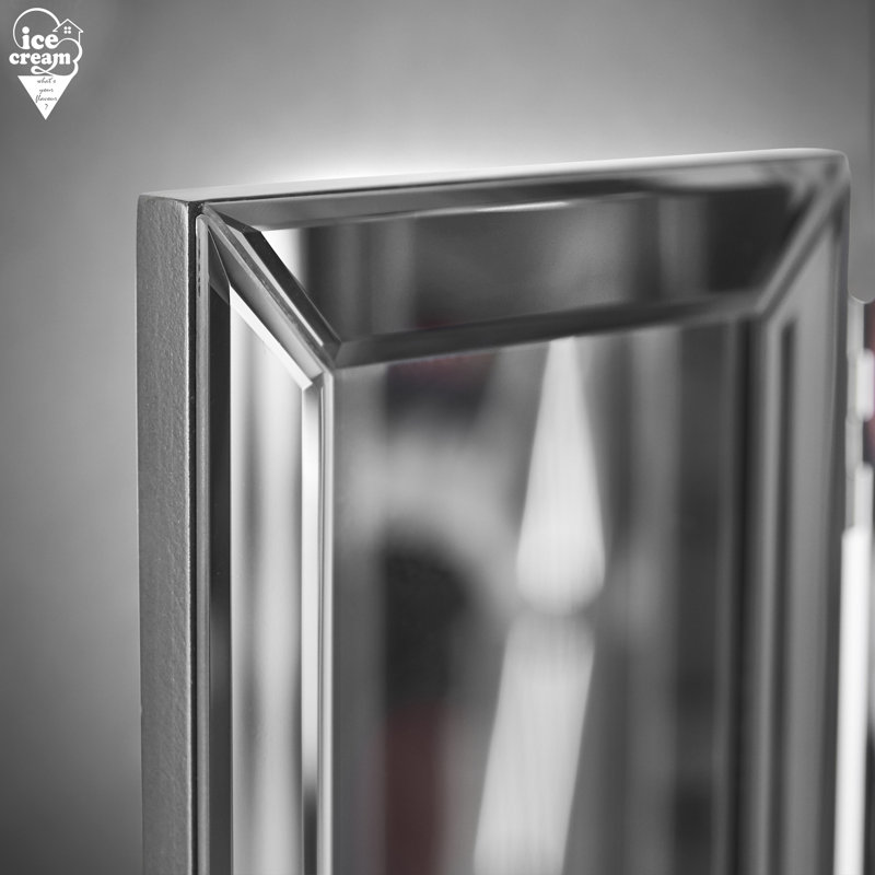 Delaplaine Glass Mirror, Grey