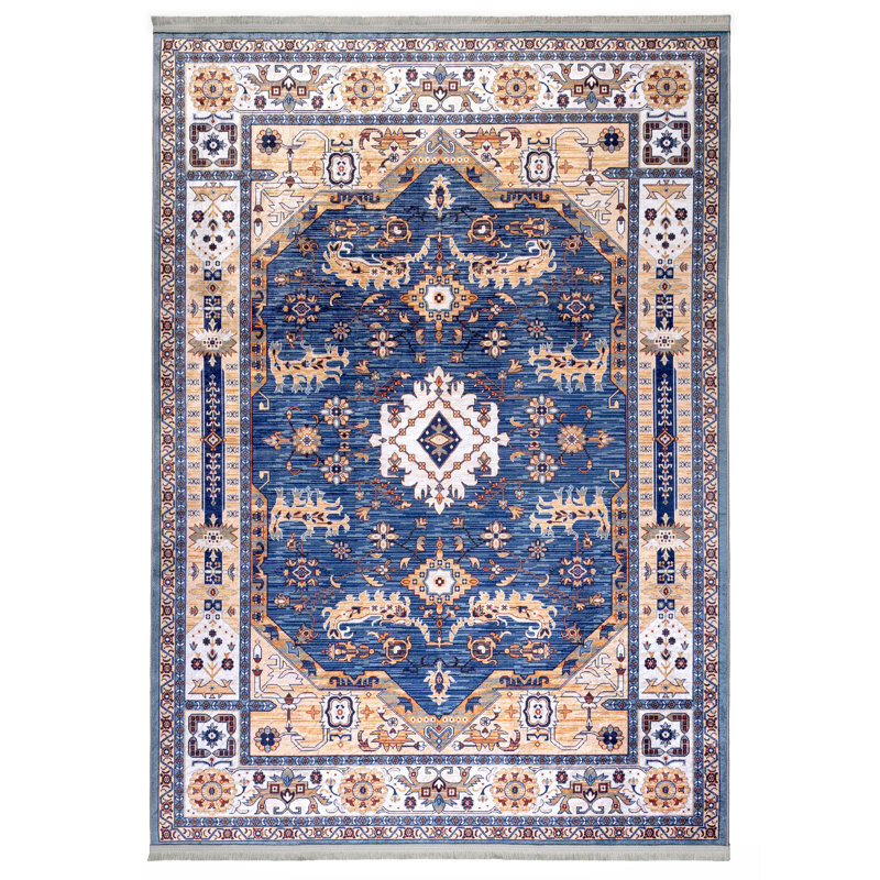Tapis luxueux en velours, 5,9 x 9,5 pieds | 100% velours, hauteur de poils de 0,3 pouce | Dessous antidérapant, lavable à la machine, texture chenille, impression numérique | Idéal pour le salon, la chambre à coucher et la décoration intérieure