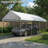 Aoodor 10 x 20 FT Shade Replacement Canopy Cover with Extra-Long Ball Bungees-123828215