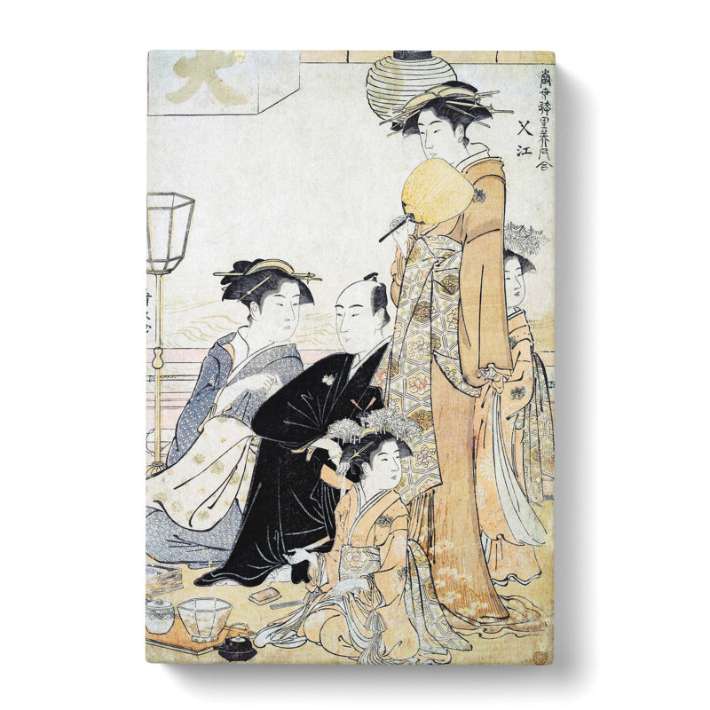 Sahiye by Torii Kiyonaga - Wrapped Canvas Print, 60cm H x 40cm W x 3cm D