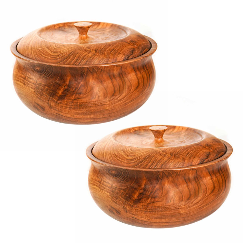 Rainforest Bowls Teak Serving Bowl