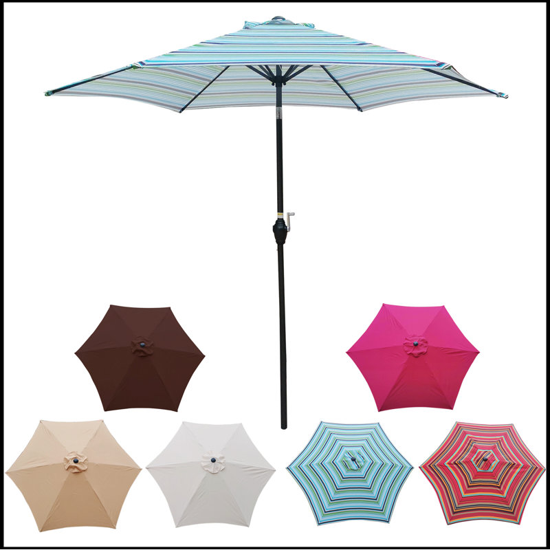 Keithrick 108'' Beach Umbrella, Blue