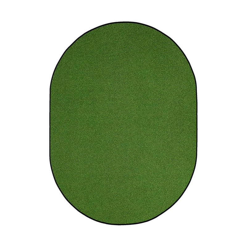 Tapis vert sur mesure, Ovale 12 pi x 18 pi