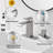 Single-Hole Single-handle Bathroom Faucet with Drain Assembly-79721953