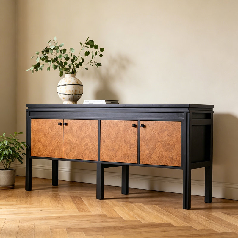 Buffet rétro simple et léger de luxe