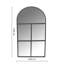 Metal Arch Wall Mirror