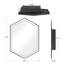 Armoire à pharmacie avec miroir DEL l 24 po x H 34 po Briahna-1130492850