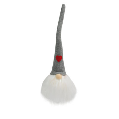 Décoration de Noël 13 "gnome avec chapeau et cœur