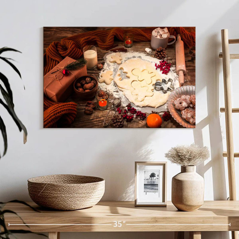 Senne Baking Gingerbread Men, 16" H x 24" W