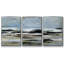 Indigo Tile IV, ensemble de 3 toiles encadrées sur toile-97792069-97792075