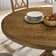 Round Solid Wood Base Dining Table