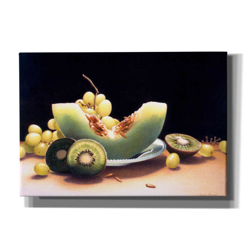 Jenniferanne Shades Of Green par Cecile Baird, H 18 po x l 26 po x P 0,75 po