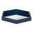 Norvan Hexagon Decorative Tray with Metal Handles-1804291031