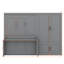 Grand lit escamotable mural avec placard-943418743