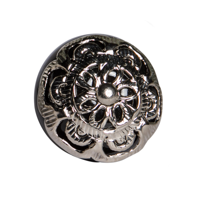 Handpainted Round Chrome Knobs Multipack (Set of 12)