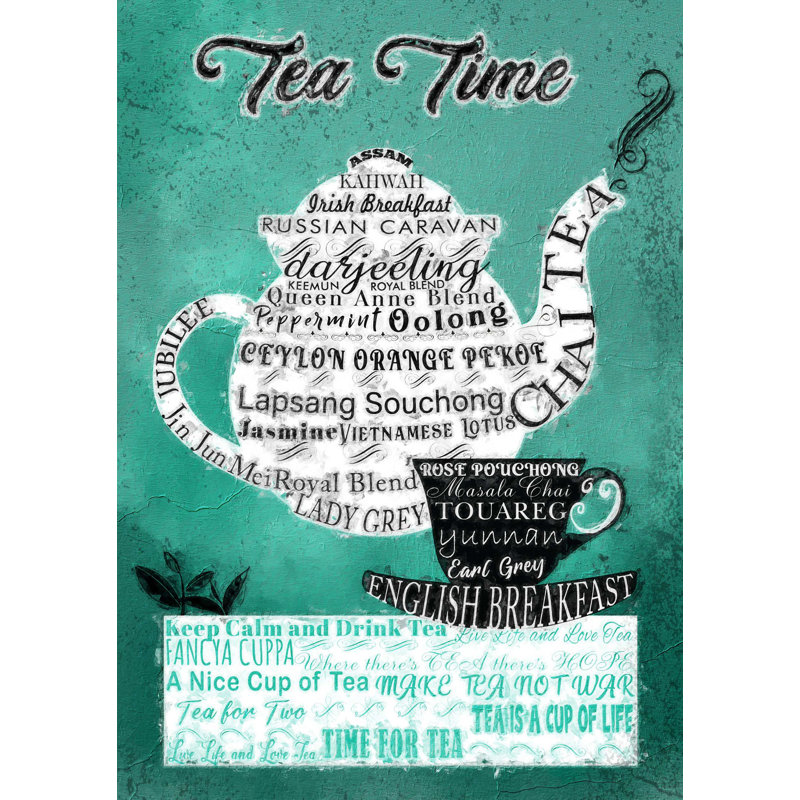 Teapot - No Frame Print, Metal, 25.3cm H x 20.2cm W