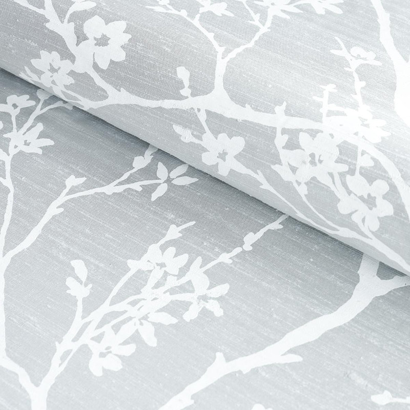 Tissu en soie Twiggy, Glace