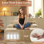 Canapés de chaise longue en velours côtelé moelleux avec coussins et accoudoirs de 48,42 po de large Hogle, aucun assemblage requis -442279879