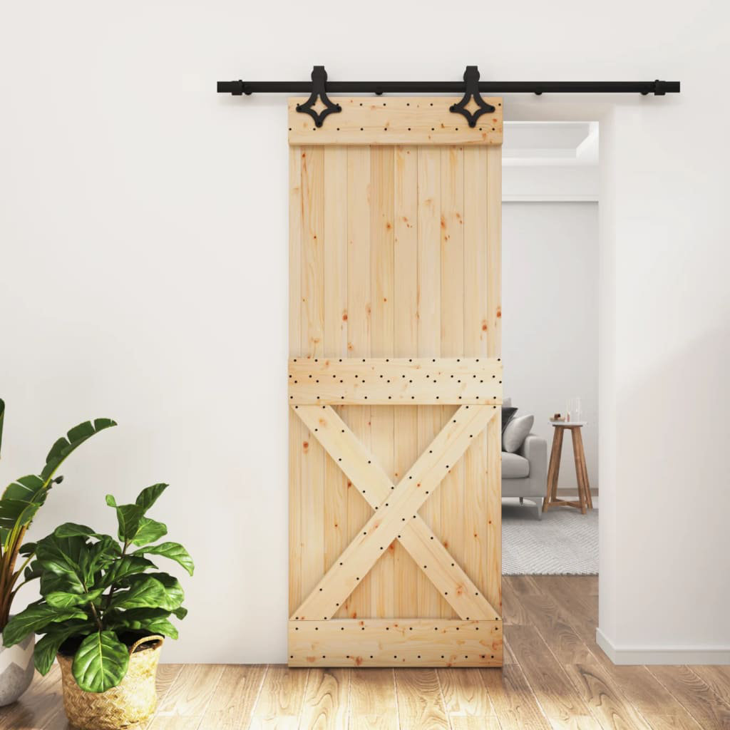 VidaXL Sliding Door Hardware Kit Barn Kitchen Sliding Door - View #13
