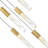 Integrated LED 36in Brass Modern Chandelier with Textured Handmade Glass for Living Room Dining Room-94314914