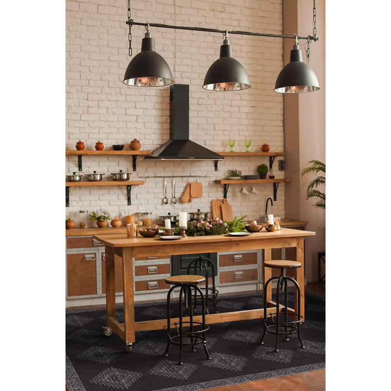 Cusco Geometric Vinyl Area Mat in Gray, Rectangle 5' x 7'