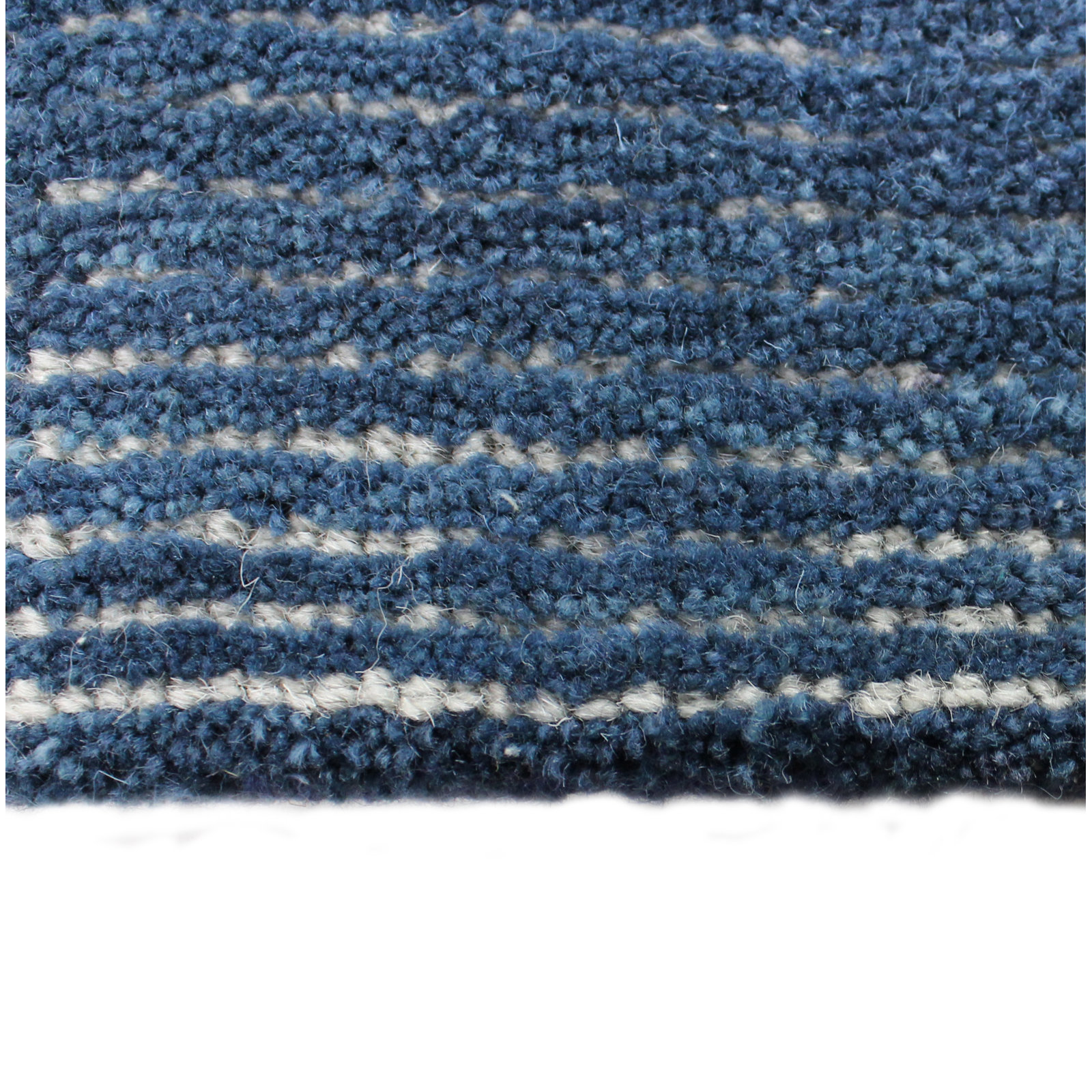 Maelle Wool Blue Rug, Rectangle 7'6" x 9'6"