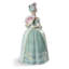Statue femme en porcelaine bisous-50342110