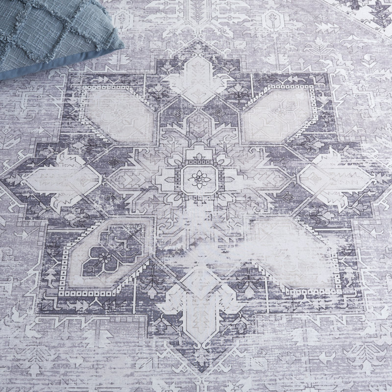 Tapis avec envers antidérapant Abigailrose, Rectangle de 5 pi x 8 pi