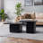 Lee Square Coffee Table Set with Fir Wood Legs,Cocktail Tables,Living Room Table Set,Nesting Table-269016289