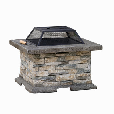 28" SQUARE MGO FIRE PIT