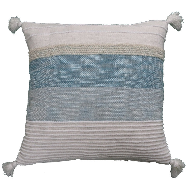 Housse et insert de coussin carré en mélange de coton Wimbley