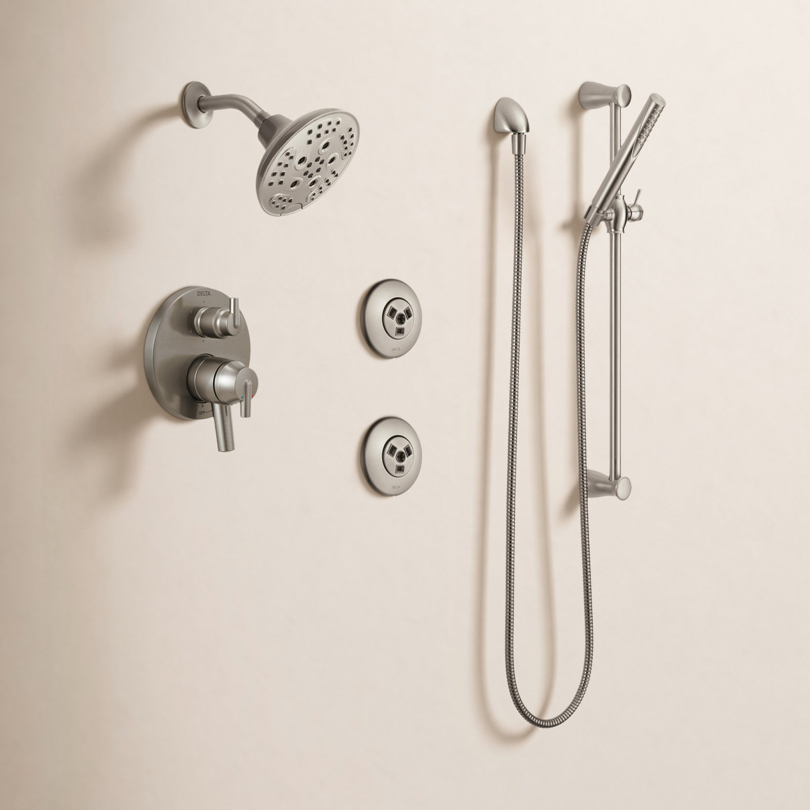 Trinsic 17 Series Complete Shower System, Stainless