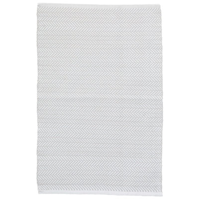 Pearl Herringbone Handwoven Indoor/Outdoor Rug