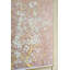 Toile de cerisier en fleurs peinte à la main de 59,1 x 47,2 po avec finition rosée et blanche