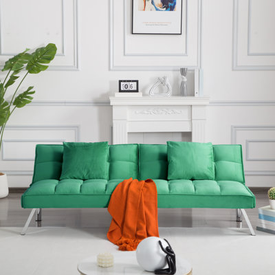 Canapé-lit futon de 67,7 pouces avec dossier réglable Anwick