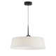 Melva Single Light Linen Steel Dimmable LED Pendant