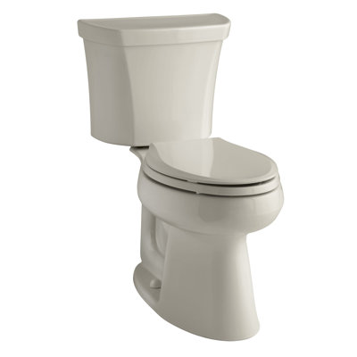Kohler Highline 1.6 GPF Elongated Two-Piece Toilet (Seat Not Included)