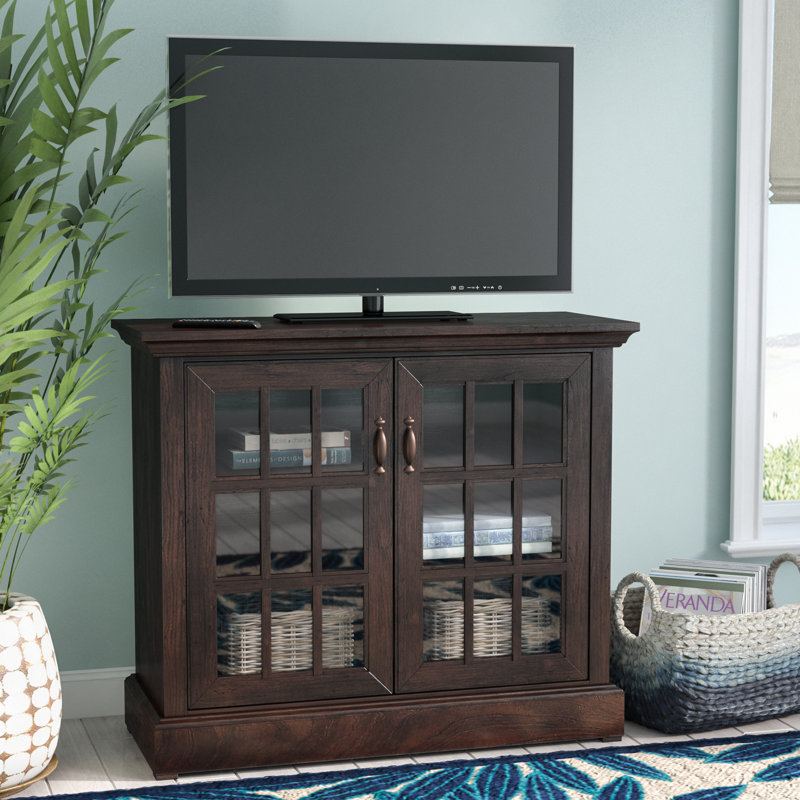 Shreyas Unfinished TV Stand for TVs up to 49", European Coffee