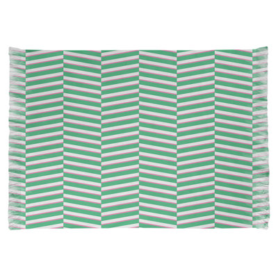 Tapis de zone verte rayures en rupture