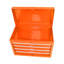 Boîte à outils en métal avec 5 tiroirs et trous de réglage - orange 23,29 po Dessus profond de l'armoire amovible-977214413