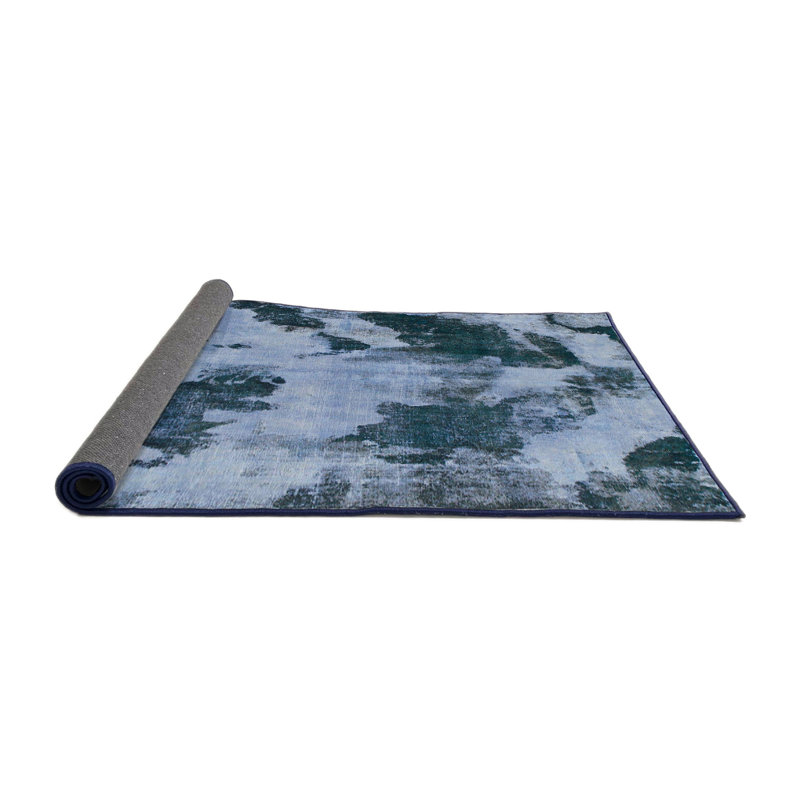 Tapis abstrait moderne 1371, Rond 5 pi