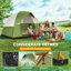 Tente de camping pour 4 personnes, tente de camping facile à installer-109701370
