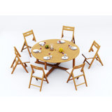 Surfliner Outdoor - Piece Teak Dining Set